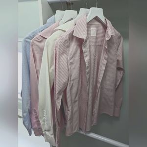 Lot of 4 Brooks Brothers Women's Tailored Fit Button Down Shirts Size 4